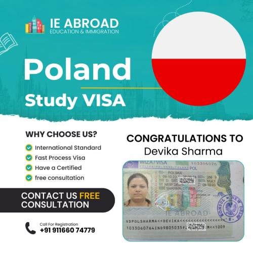 Poland study visa consultants in Udaipur